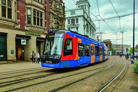 Sheffield train tram Shutterstock